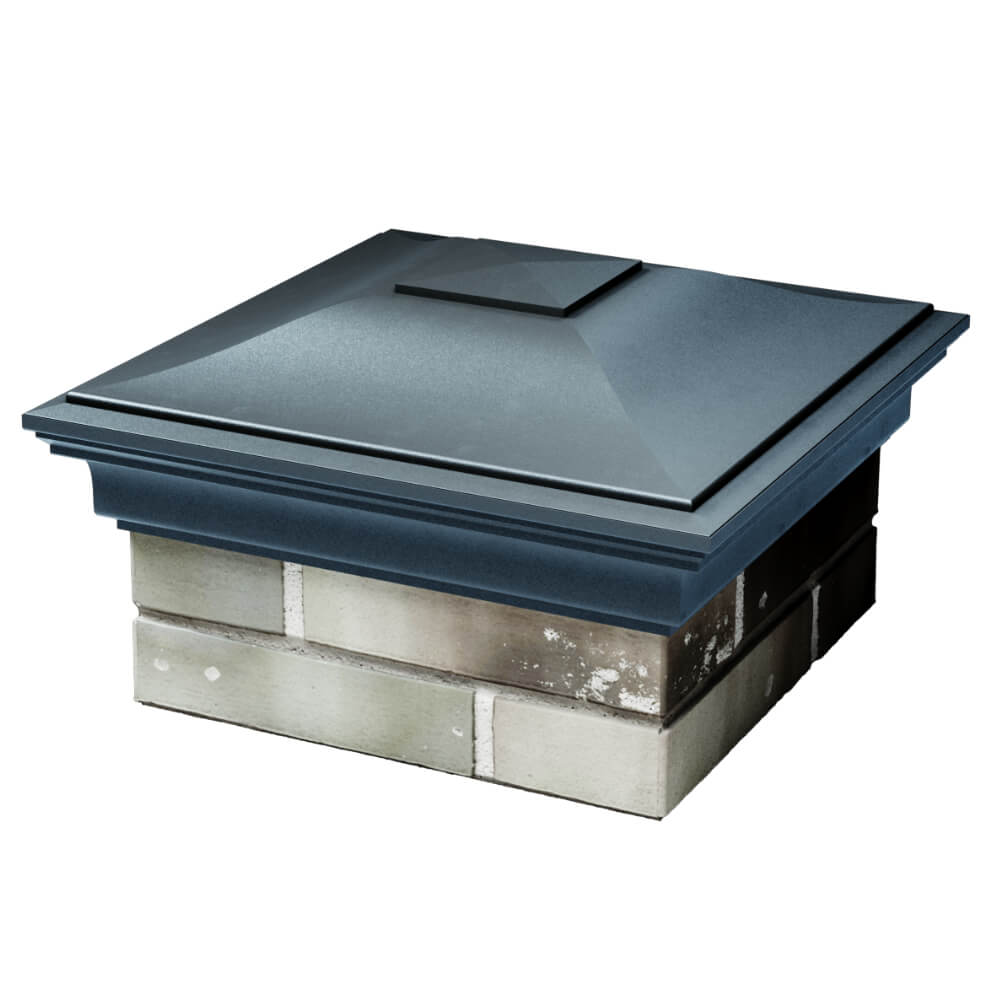 Колпак Zking Монблан Серый на столб 1.5х1.5 кирпича (385х385мм) в Тайшете фото