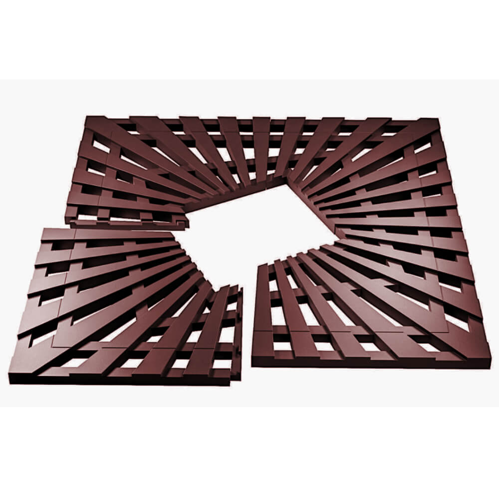 Приствольная решетка для дерева ZKING ATMOSPHERE 1.2х1.2м Коричневая в Тайшете фото