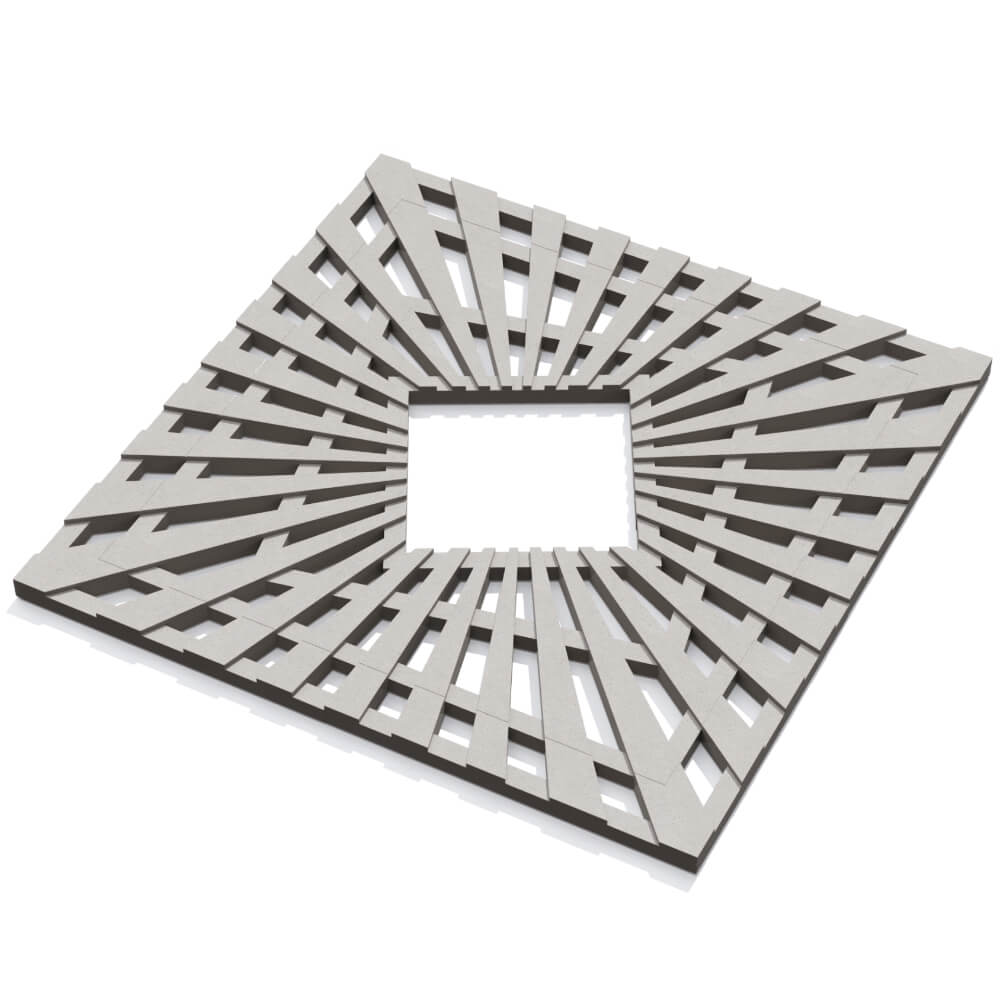 Приствольная решетка для дерева ZKING ATMOSPHERE 1.2х1.2м Бежевая в Тайшете фото