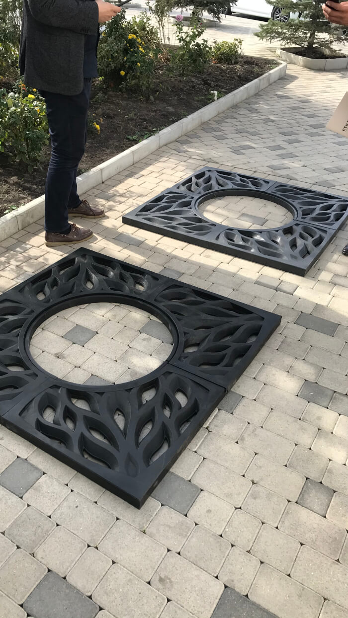 Приствольная решетка для дерева ZKING CRUST 1.2х1.2м Черная в Тайшете фото