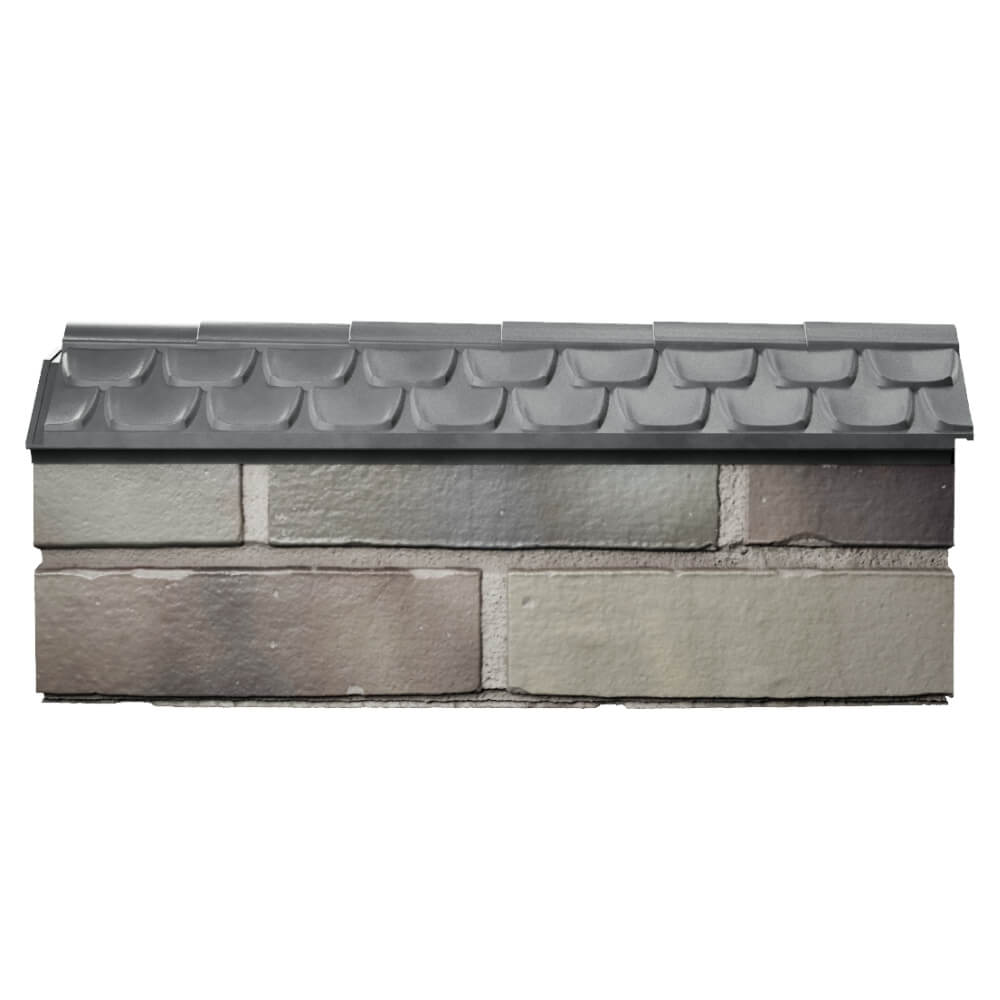 Парапет Zking Эльбрус Серый с посадкой на 0.5 кирпича (130мм) в Тайшете фото