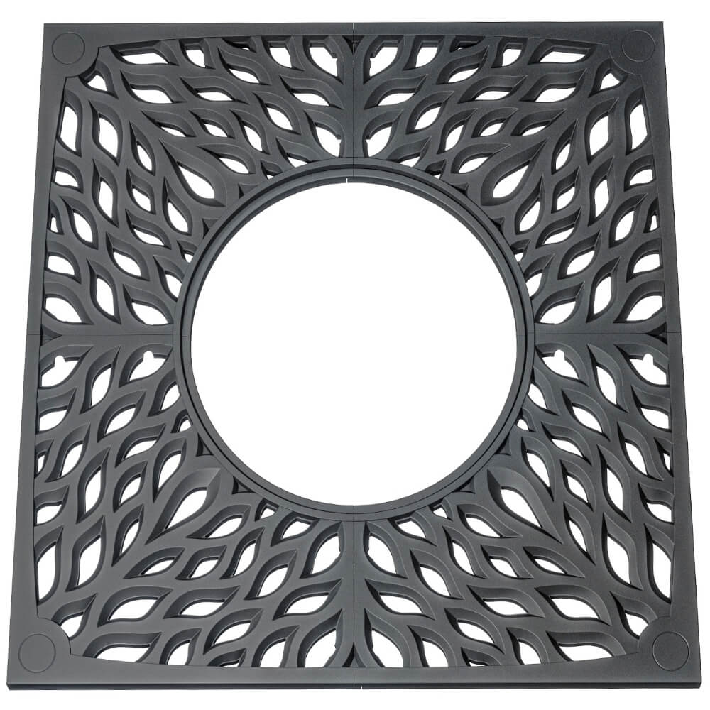 Приствольная решетка для дерева ZKING CRUST 2х2м Черная Тайшет фото