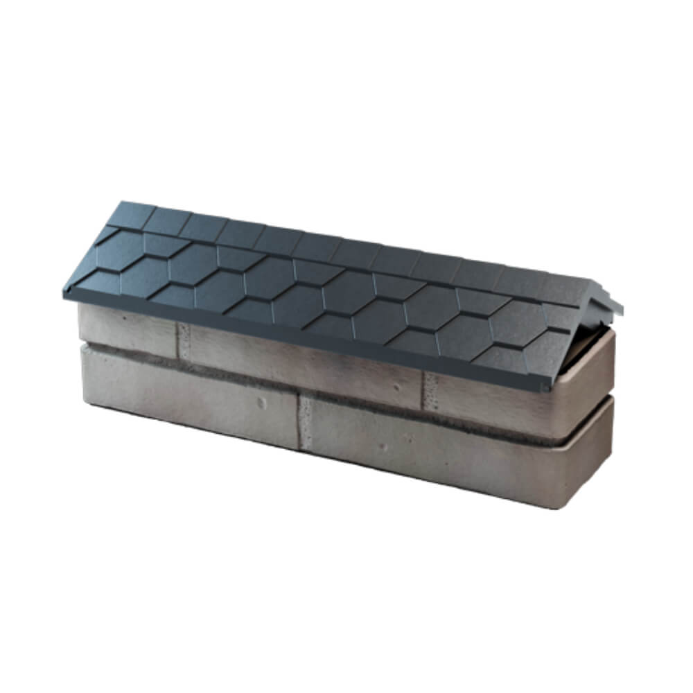 Парапет Zking Эверест Серый с посадкой на 0.5 кирпича (130мм) в Тайшете фото