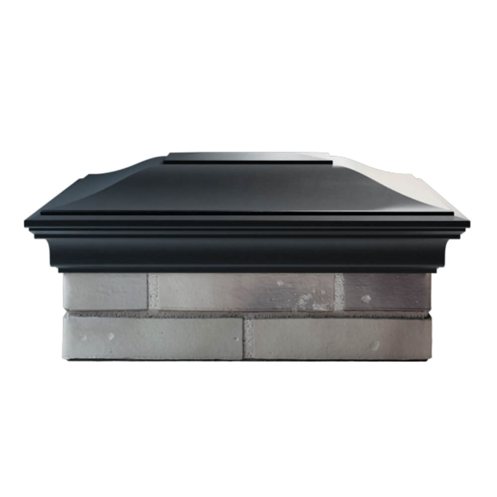 Колпак Zking Монблан Черный на столб 2х1.5 кирпича (515х385мм) в Тайшете фото