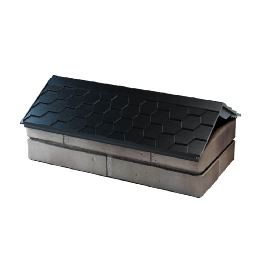 Парапет Zking Эверест Черный с посадкой на 1 кирпич (200/225/255мм) в Тайшете фото