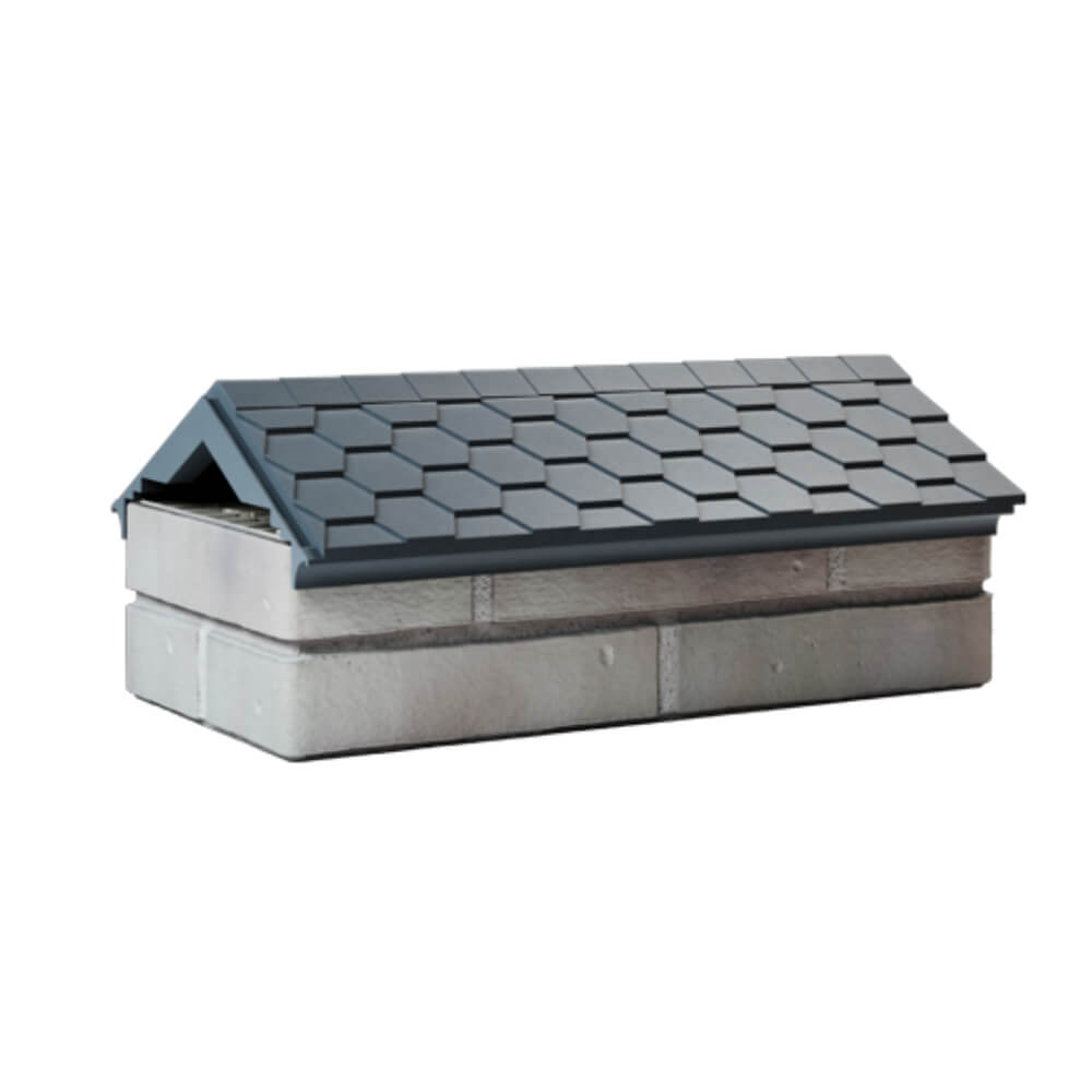 Парапет Zking Эверест Серый с посадкой на 1 кирпич (200/225/255мм) Тайшет фото