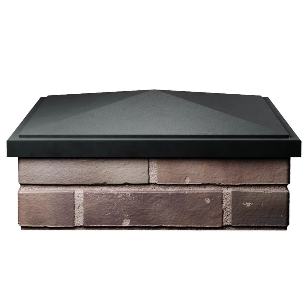 Колпак Zking БонаМоно Черный на столб 2х2 кирпича (515х515, 530х530мм) Тайшет фото