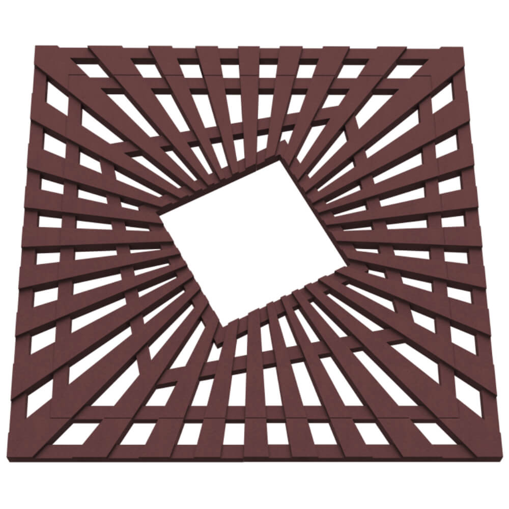 Приствольная решетка для дерева ZKING ATMOSPHERE 1.2х1.2м Коричневая в Тайшете фото