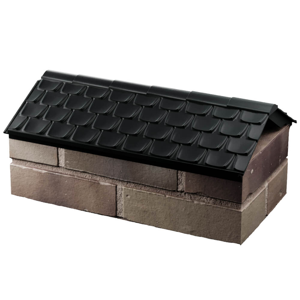 Парапет Zking Эльбрус Черный с посадкой на 1 кирпич (255мм) в Тайшете фото