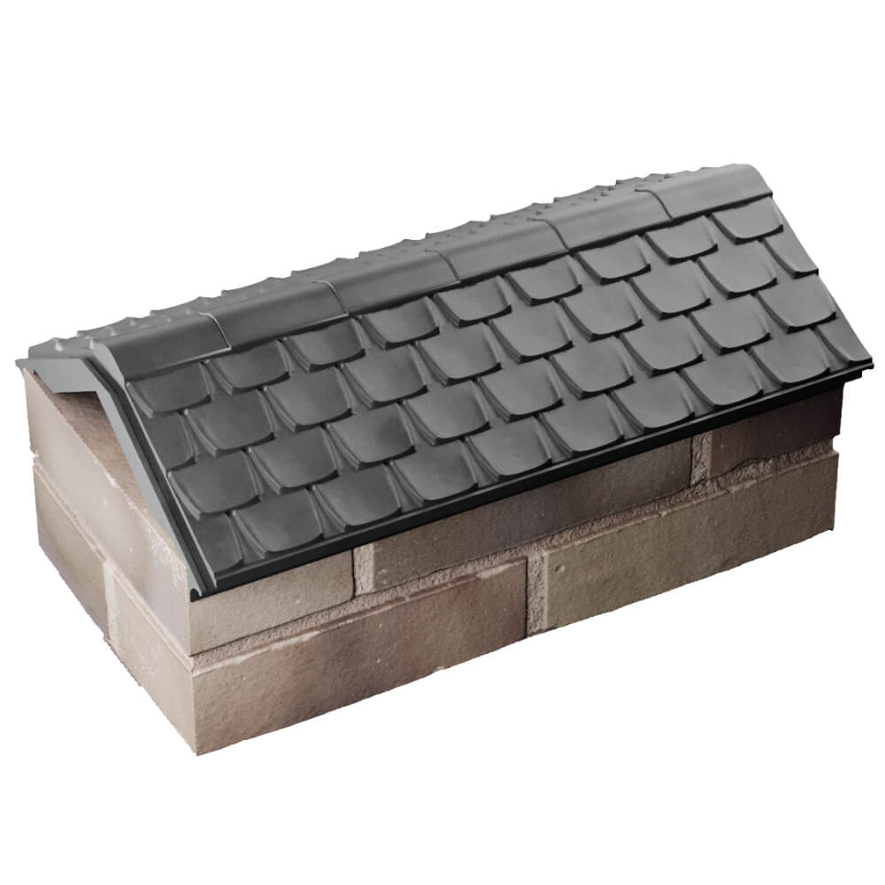 Парапет Zking Эльбрус Серый с посадкой на 1 кирпич (255мм) в Тайшете фото