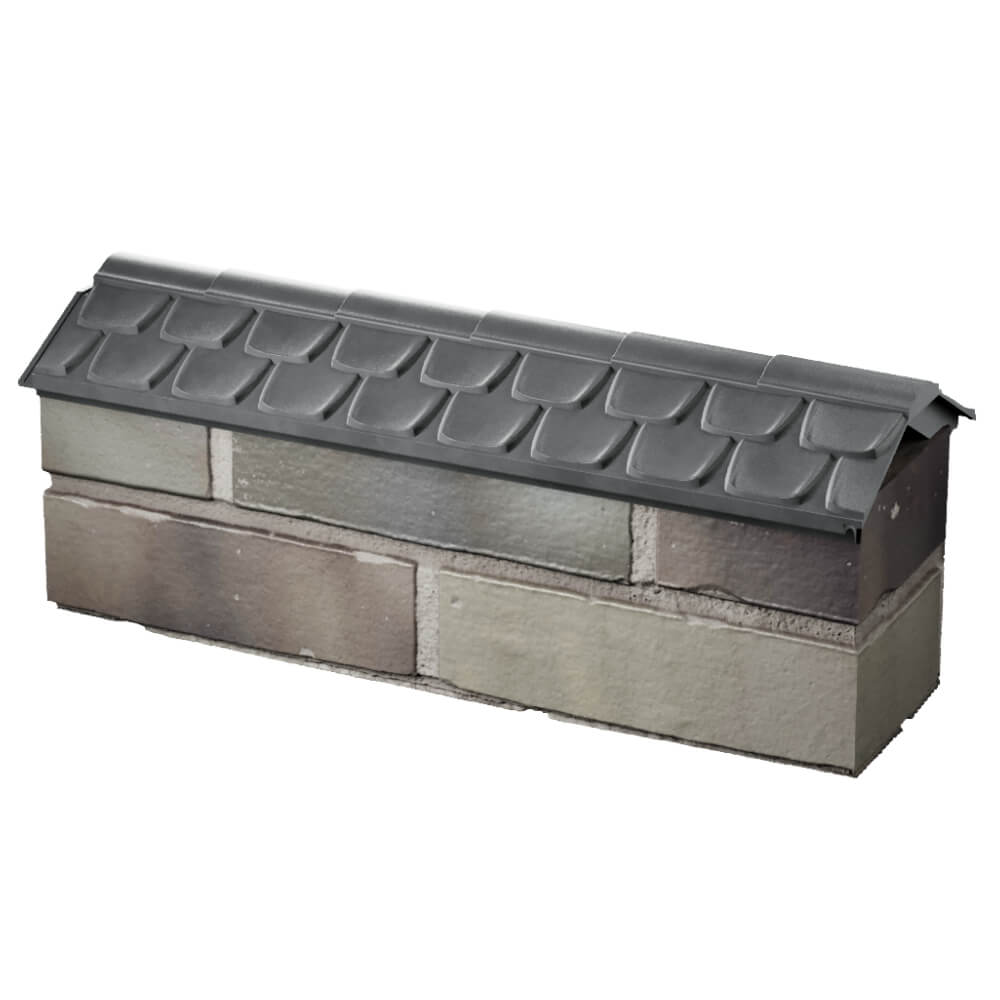 Парапет Zking Эльбрус Серый с посадкой на 0.5 кирпича (130мм) в Тайшете фото