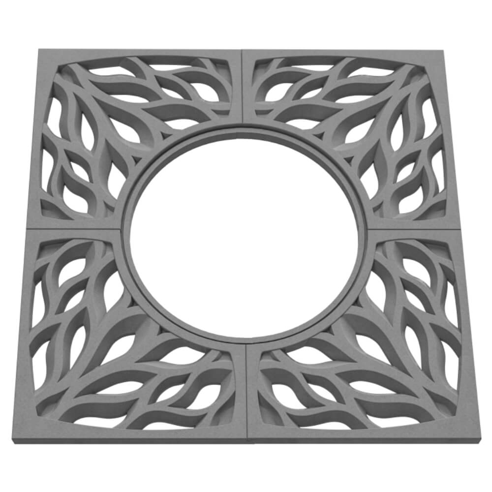 Приствольная решетка для дерева ZKING CRUST 1.2х1.2м Серая в Тайшете фото