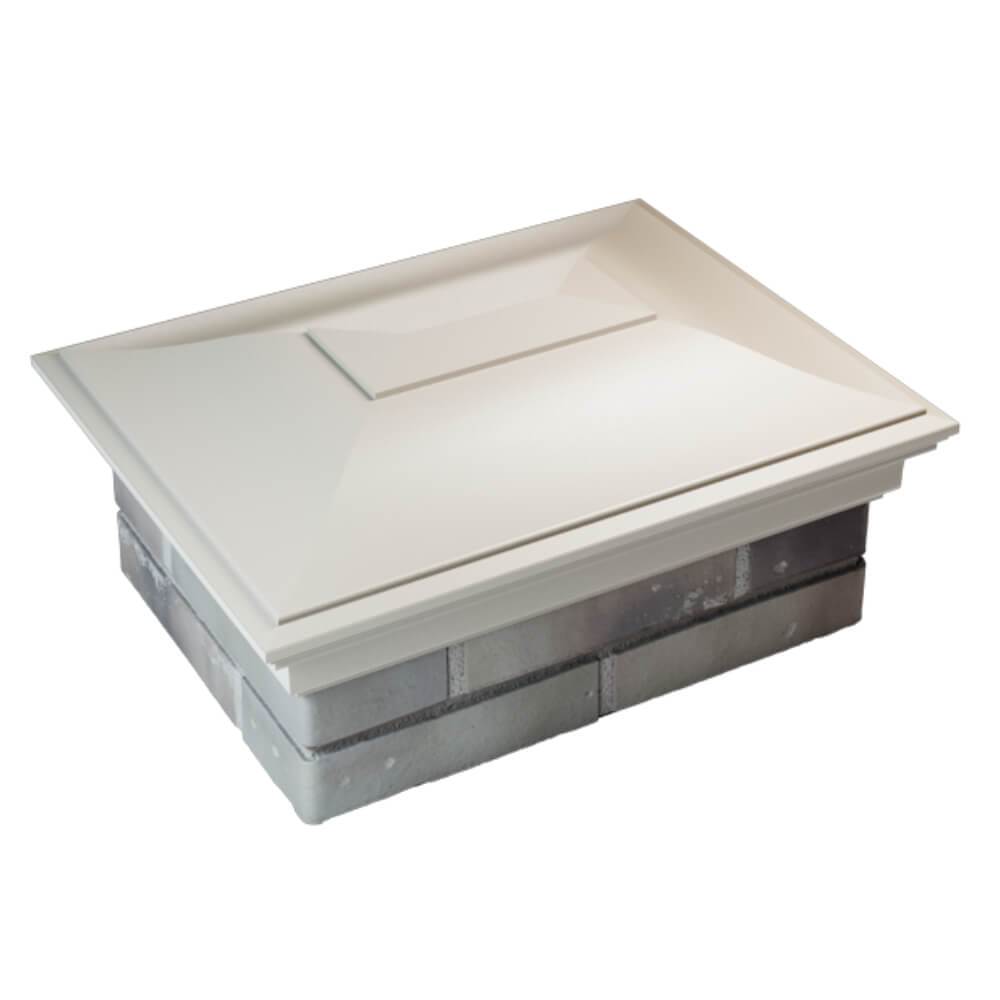 Колпак Zking Монблан Бежевый на столб 2х1.5 кирпича (515х385мм) Тайшет фото