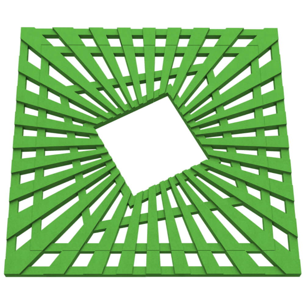 Приствольная решетка для дерева ZKING ATMOSPHERE 1.2х1.2м Зеленая в Тайшете фото