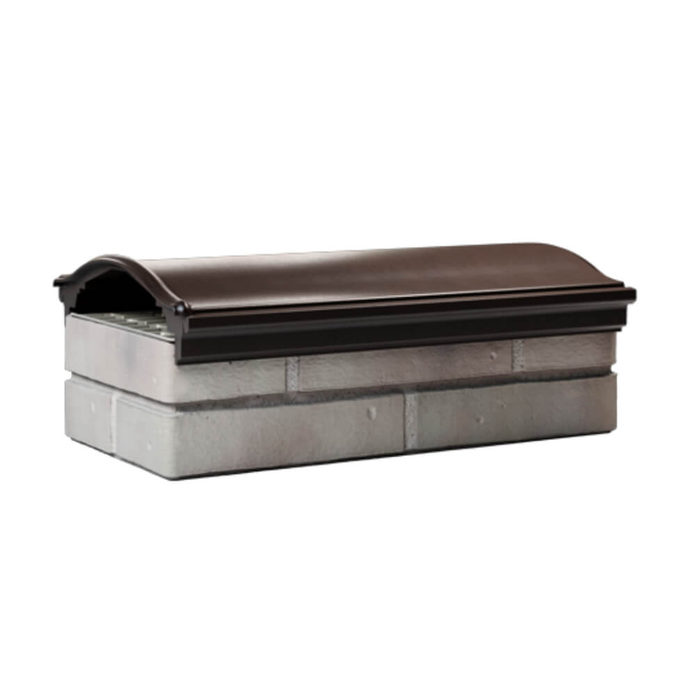 Парапет Zking Монблан Коричневый посадка на 1 кирпич (200/225/255мм) Тайшет фото