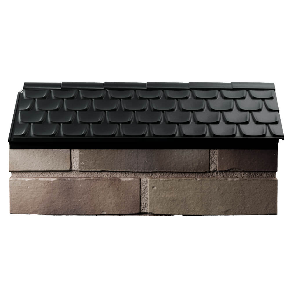 Парапет Zking Эльбрус Черный с посадкой на 1 кирпич (255мм) в Тайшете фото