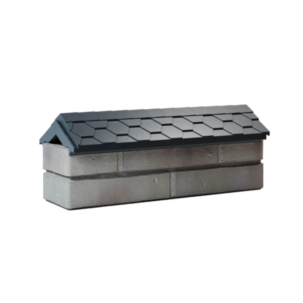 Парапет Zking Эверест Серый с посадкой на 0.5 кирпича (130мм) Тайшет фото