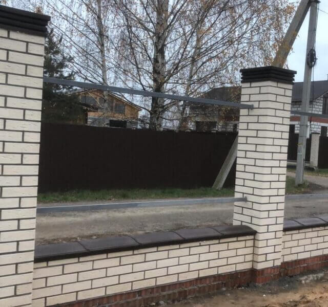 Колпак Zking Бона ХайТек Коричневый на столб 1.5х1.5 кирпича (385х385мм) в Тайшете фото