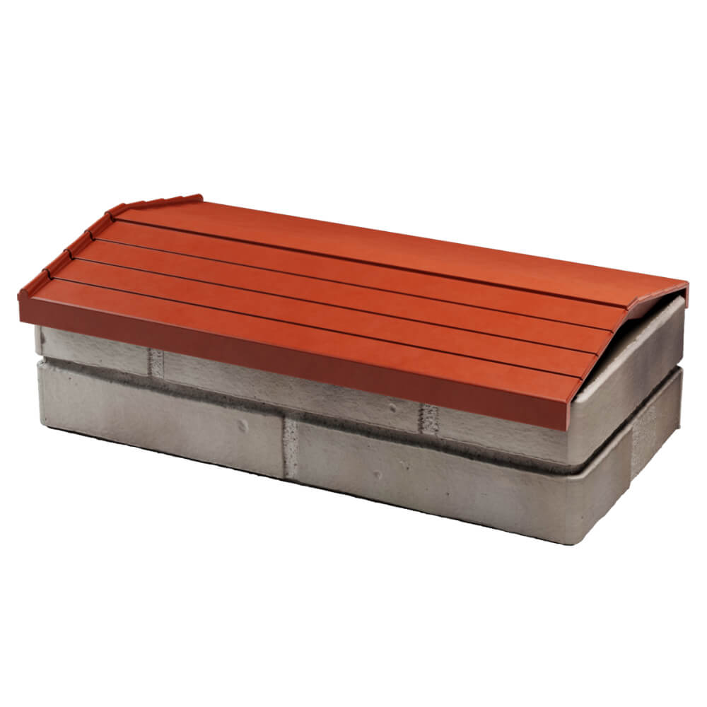 Парапет Zking Бона ХайТек Красный с посадкой на 1 кирпич (200/225/255мм) в Тайшете фото