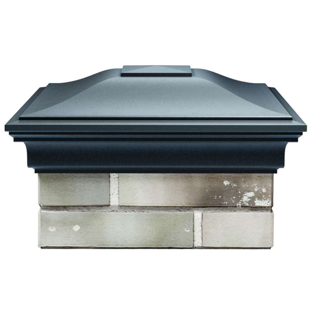 Колпак Zking Монблан Серый на столб 1.5х1.5 кирпича (385х385мм) Тайшет фото