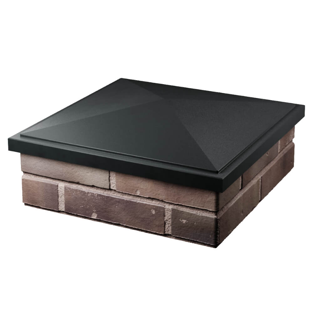 Колпак Zking БонаМоно Черный на столб 2х2 кирпича (515х515, 530х530мм) в Тайшете фото