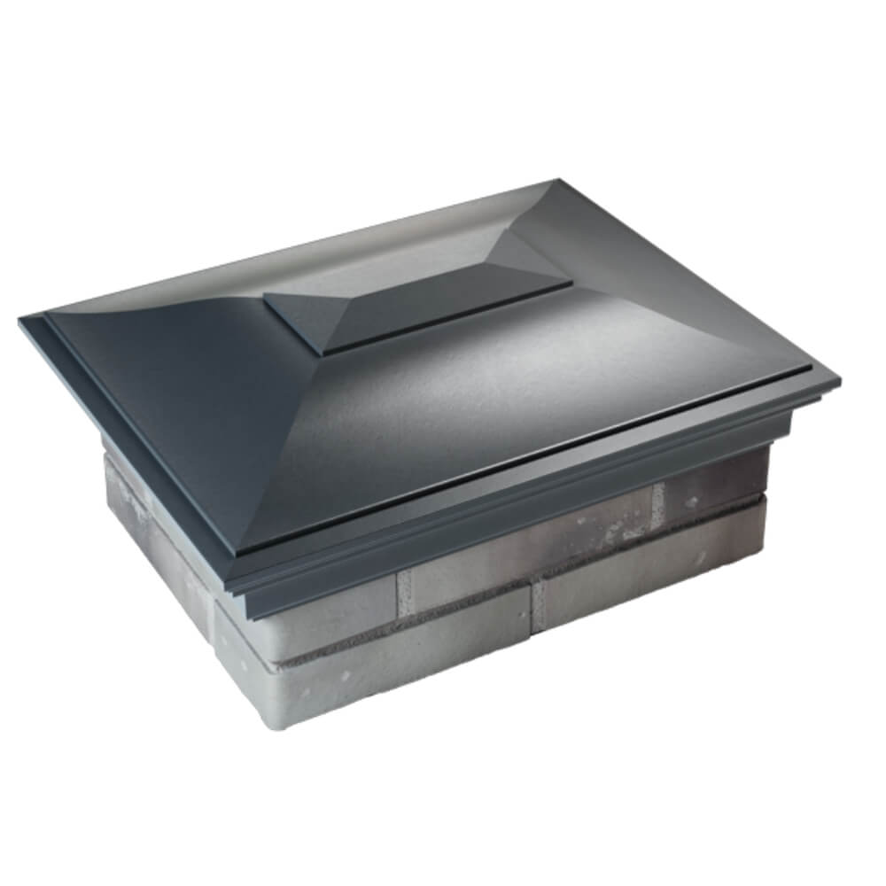 Колпак Zking Монблан Серый на столб 2х1.5 кирпича (515х385мм) Тайшет фото