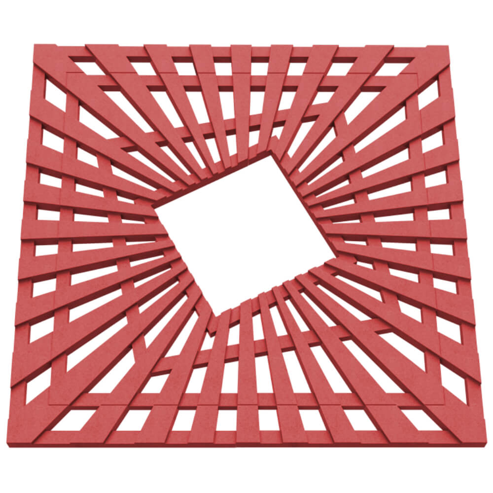 Приствольная решетка для дерева ZKING ATMOSPHERE 1.2х1.2м Красная в Тайшете фото