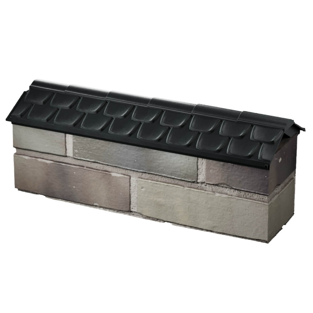 Парапет Zking Эльбрус Черный с посадкой на 0.5 кирпича (130мм) в Тайшете фото