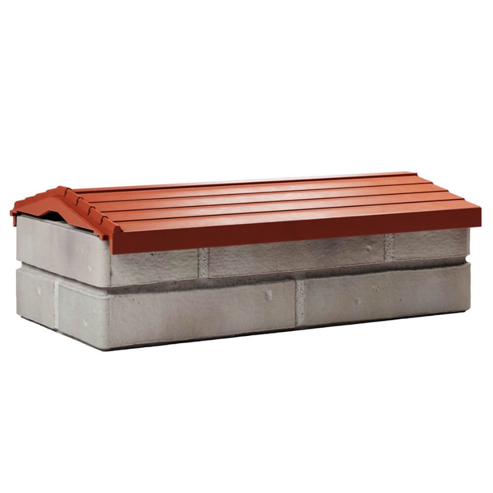 Парапет Zking Бона ХайТек Красный с посадкой на 1 кирпич (200/225/255мм) Тайшет фото