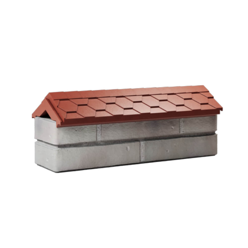 Парапет Zking Эверест Красный с посадкой на 0.5 кирпича (130мм) Тайшет фото