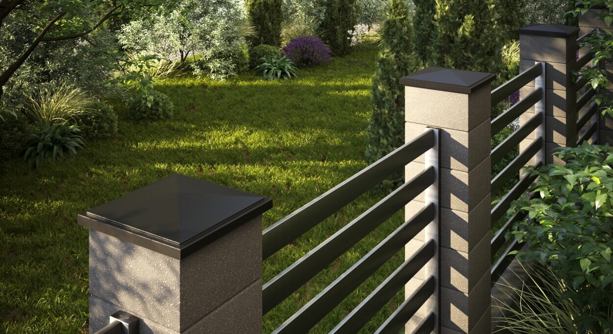 Колпак Zking БонаМоно Коричневый на столб 1.5х1.5 кирпича (385х385, 400х400мм) в Тайшете фото