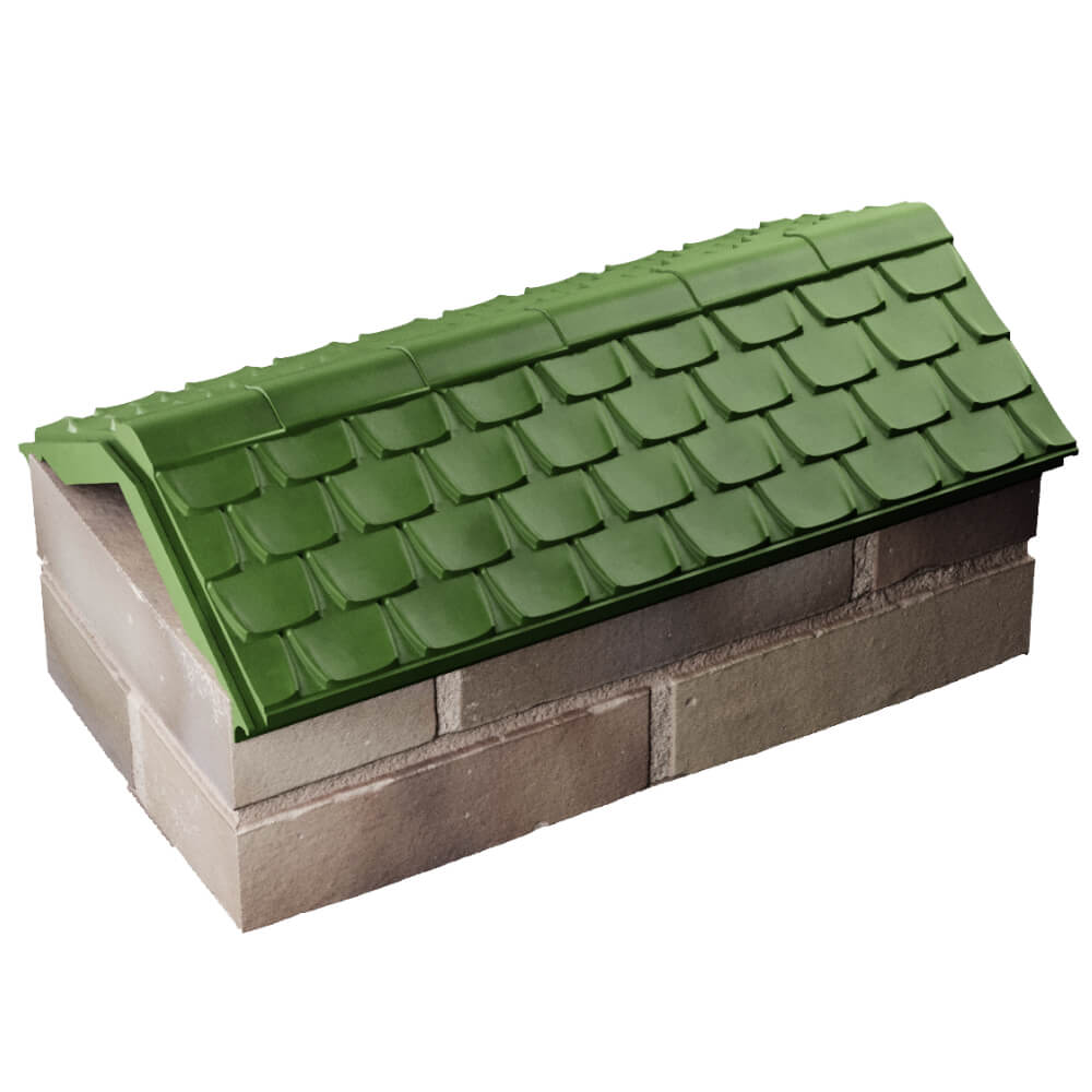 Парапет Zking Эльбрус Зеленый с посадкой на 1 кирпич (255мм) в Тайшете фото