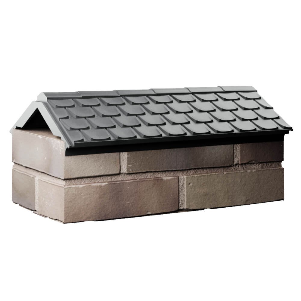 Парапет Zking Эльбрус Серый с посадкой на 1 кирпич (255мм) Тайшет фото