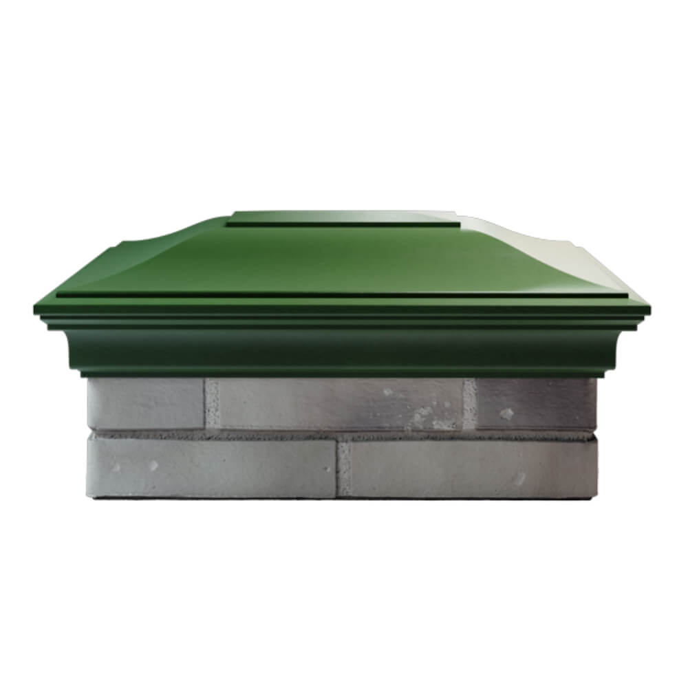 Колпак Zking Монблан Зеленый на столб 2х1.5 кирпича (515х385мм) в Тайшете фото