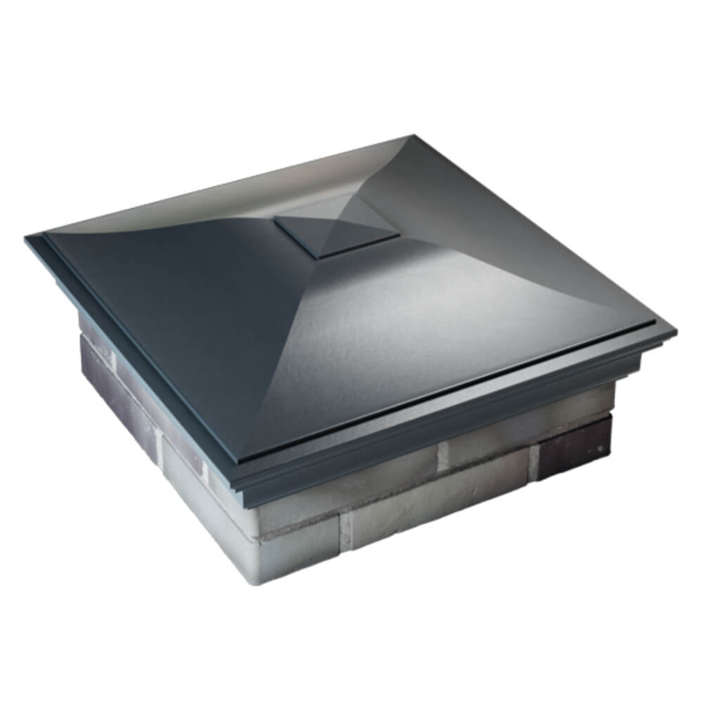 Колпак Zking Монблан Серый на столб 2х2 кирпича (515х515мм) Тайшет фото