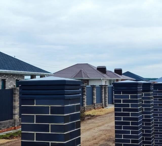 Колпак Zking Бона ХайТек Серый на столб 1.5х1.5 кирпича (385х385мм) в Тайшете фото