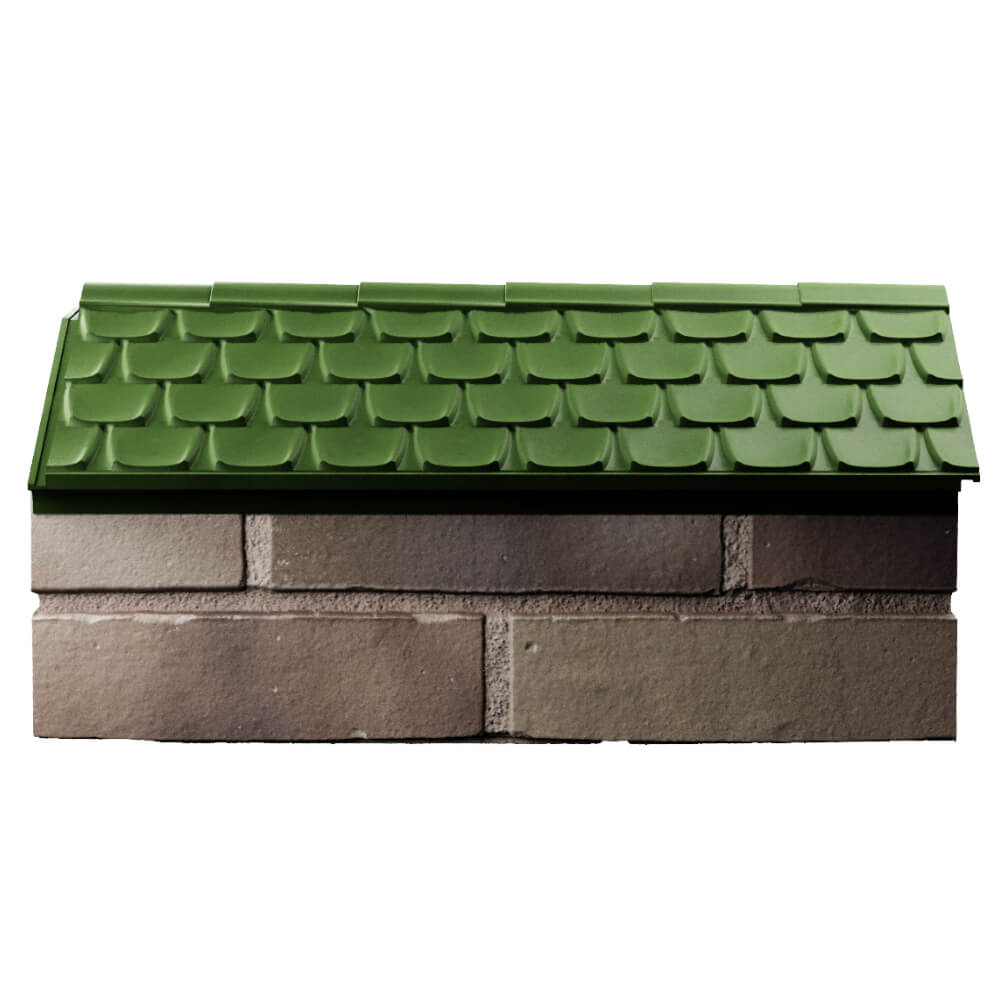 Парапет Zking Эльбрус Зеленый с посадкой на 1 кирпич (255мм) в Тайшете фото