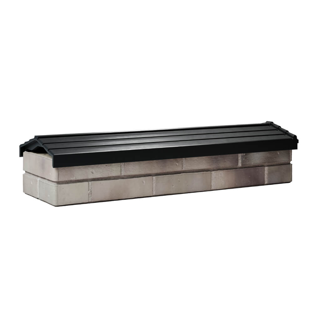 Парапет Zking Бона ХайТек Черный посадка на 0.5 кирпича (130мм) Тайшет фото