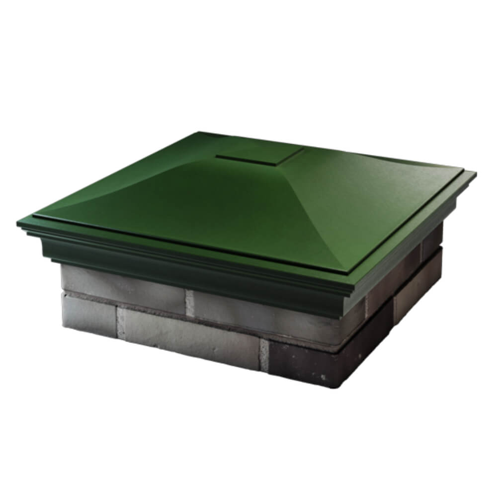 Колпак Zking Монблан Зеленый на столб 2х2 кирпича (515х515мм) в Тайшете фото