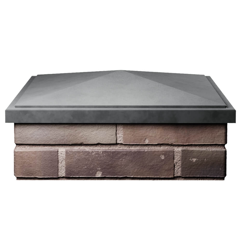 Колпак Zking БонаМоно Серый на столб 2х2 кирпича (515х515, 530х530мм) Тайшет фото