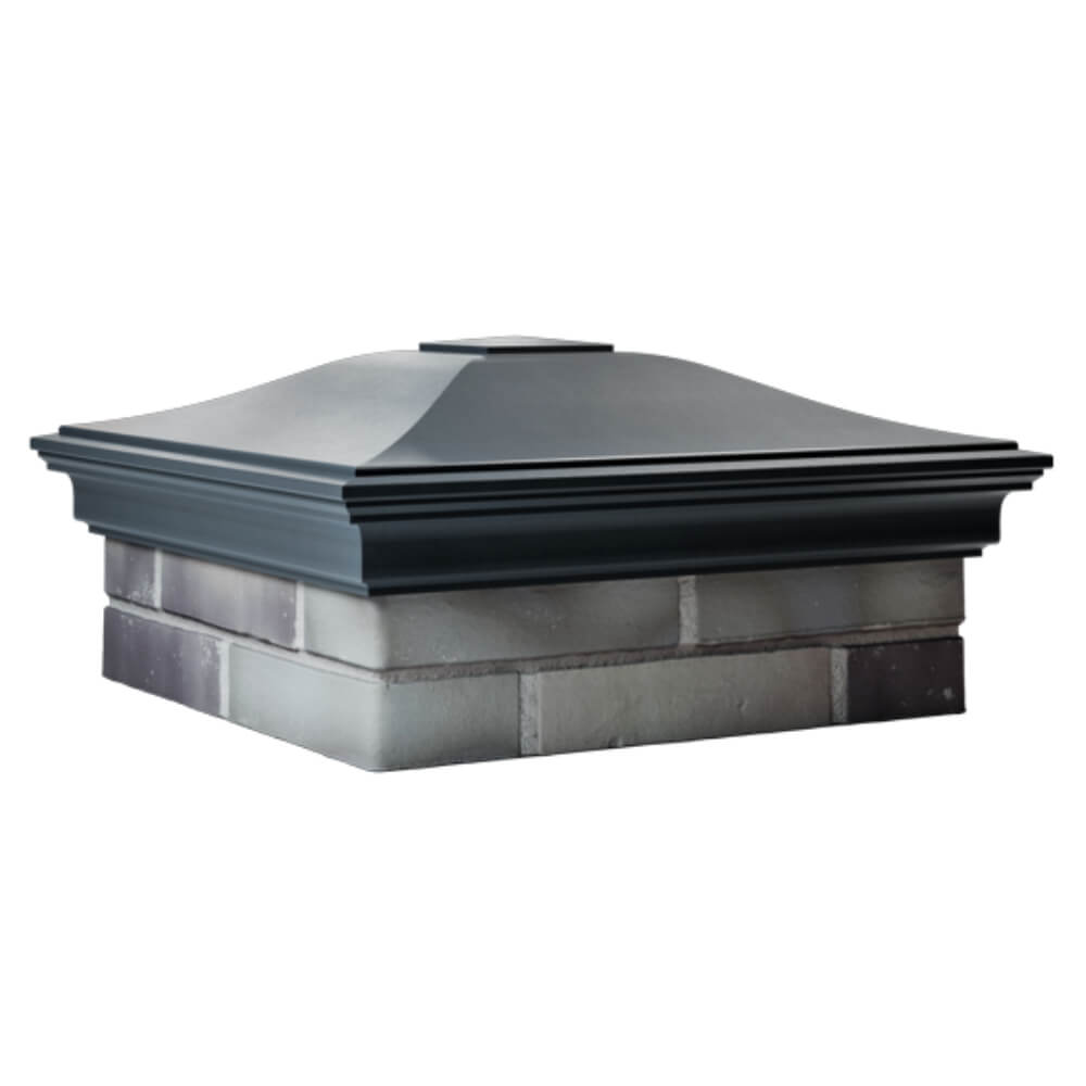 Колпак Zking Монблан Серый на столб 2х2 кирпича (515х515мм) в Тайшете фото