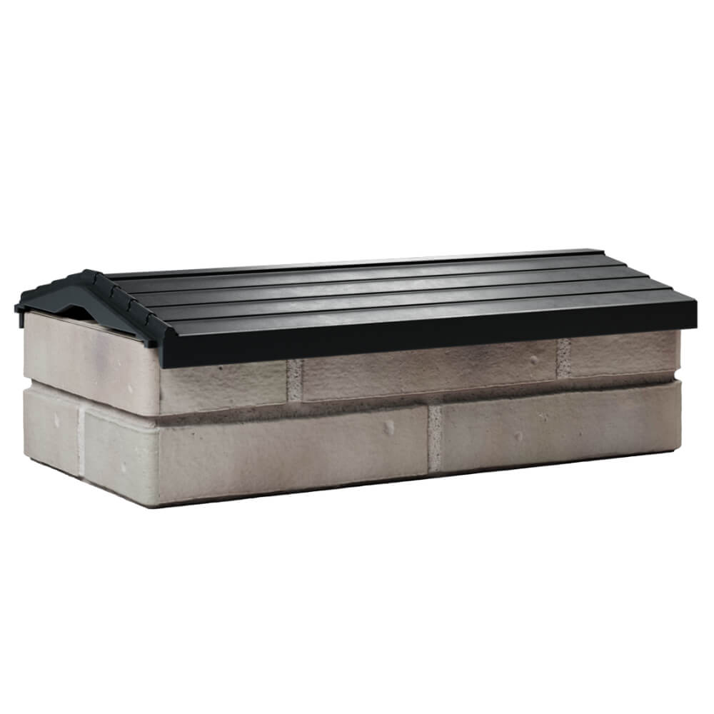 Парапет Zking Бона ХайТек Черный с посадкой на 1 кирпич (200/225/255мм) Тайшет фото