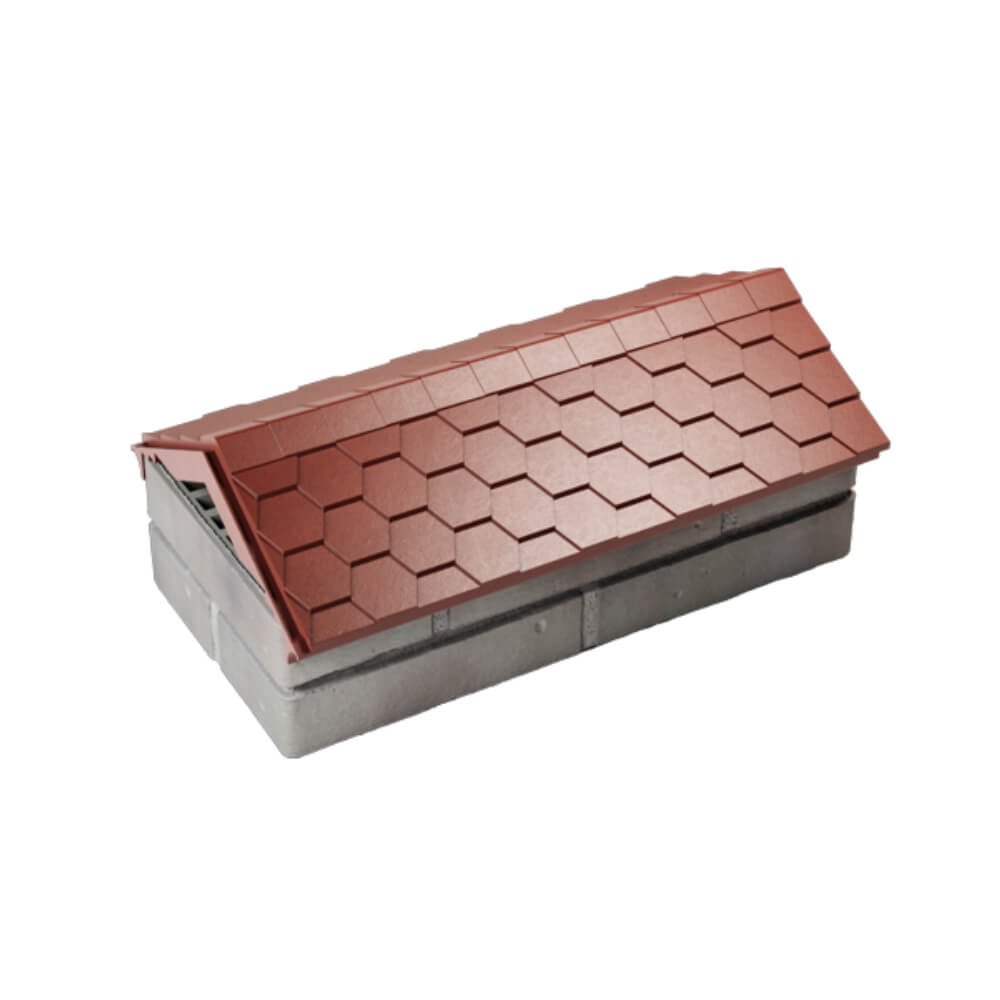 Парапет Zking Эверест Красный с посадкой на 1 кирпич (200/225/255мм) в Тайшете фото