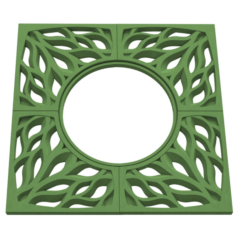 Приствольная решетка для дерева ZKING CRUST 1.2х1.2м Зеленая в Тайшете фото