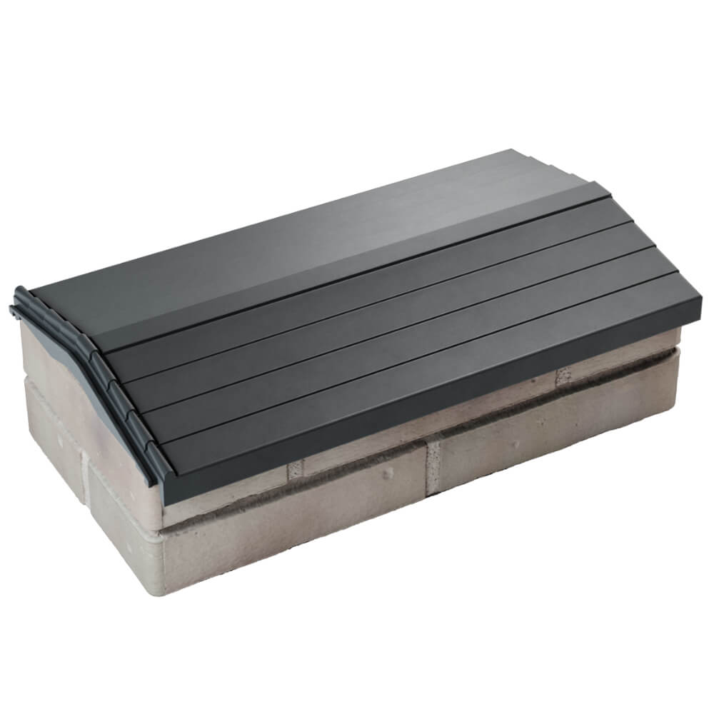 Парапет Zking Бона ХайТек Серый с посадкой на 1 кирпич (200/225/255мм) в Тайшете фото