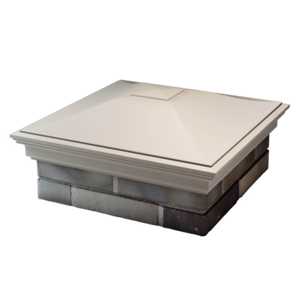 Колпак Zking Монблан Бежевый на столб 2х2 кирпича (515х515мм) в Тайшете фото