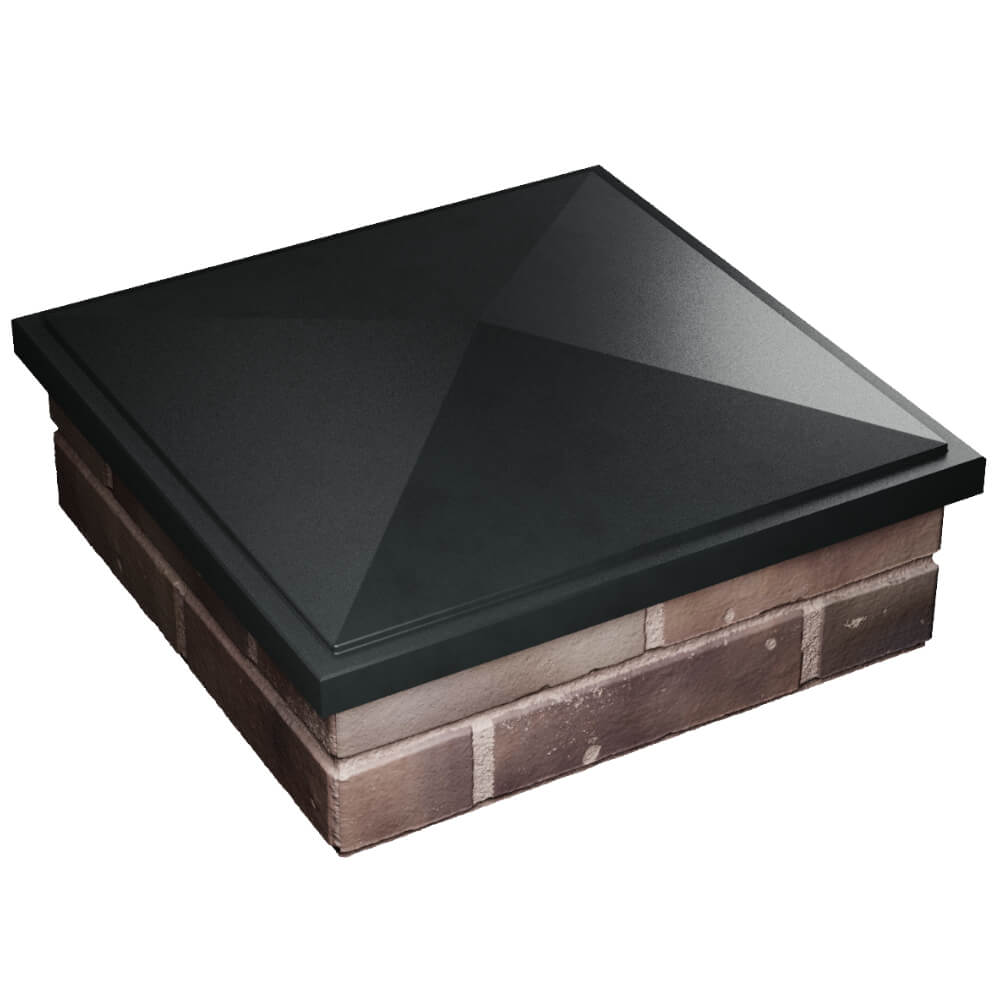 Колпак Zking БонаМоно Черный на столб 2х2 кирпича (515х515, 530х530мм) в Тайшете фото