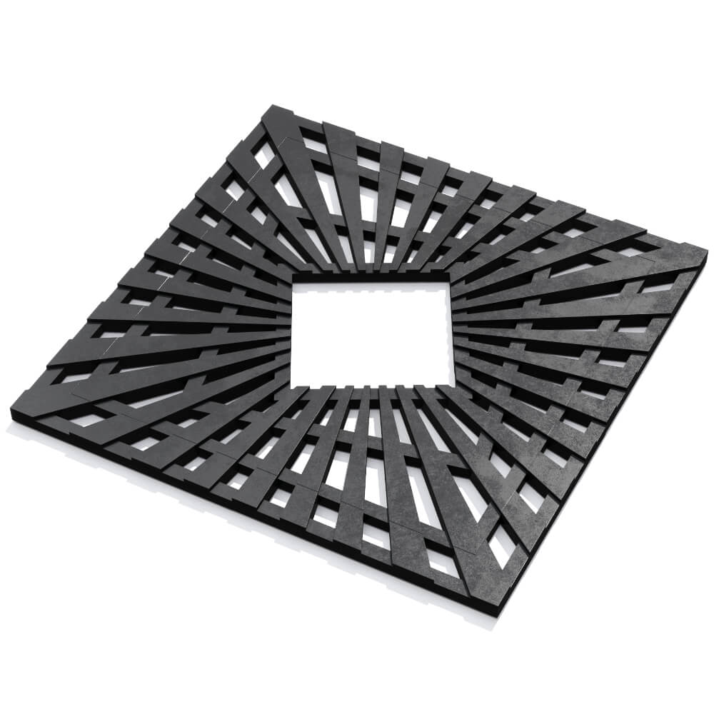 Приствольная решетка для дерева ZKING ATMOSPHERE 1.2х1.2м Черная в Тайшете фото