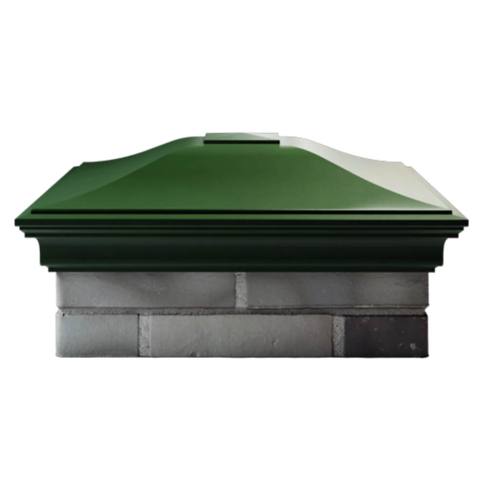 Колпак Zking Монблан Зеленый на столб 2х2 кирпича (515х515мм) в Тайшете фото