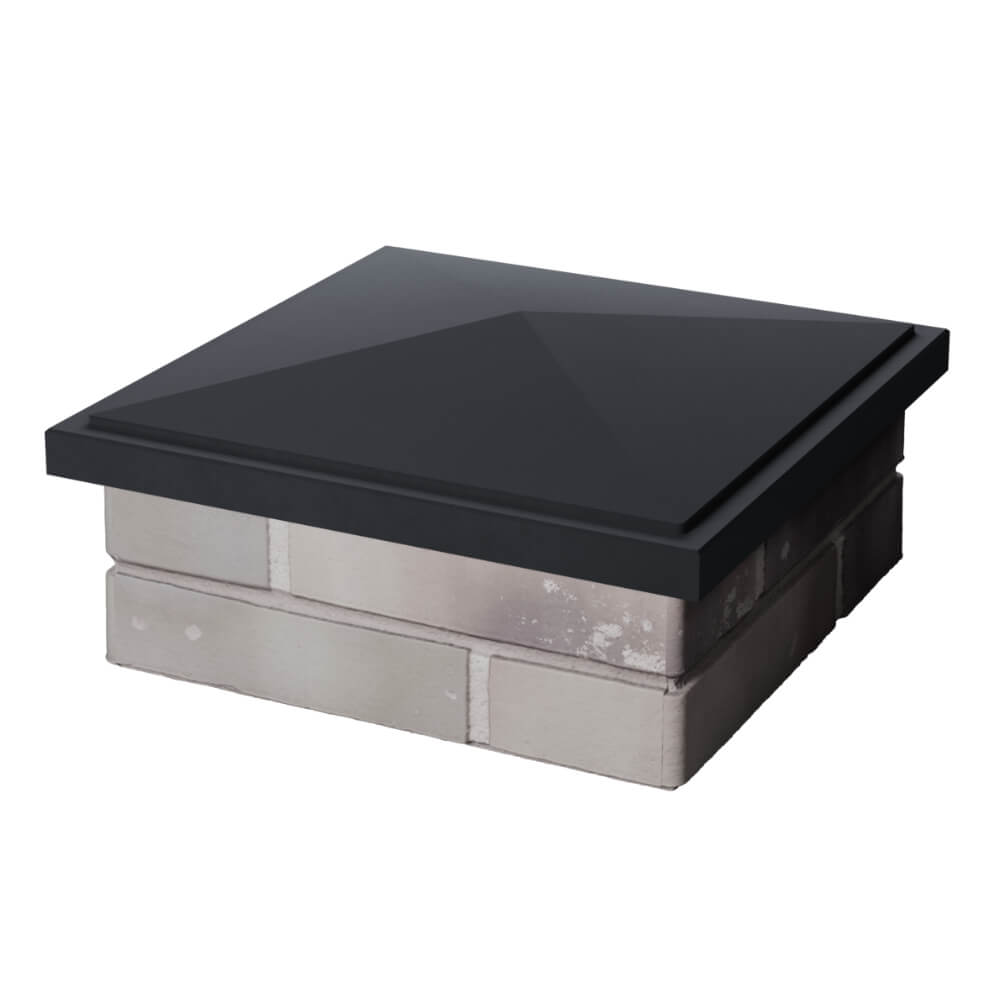 Колпак Zking БонаМоно Серый на столб 1.5х1.5 кирпича (385х385, 400х400мм) в Тайшете фото